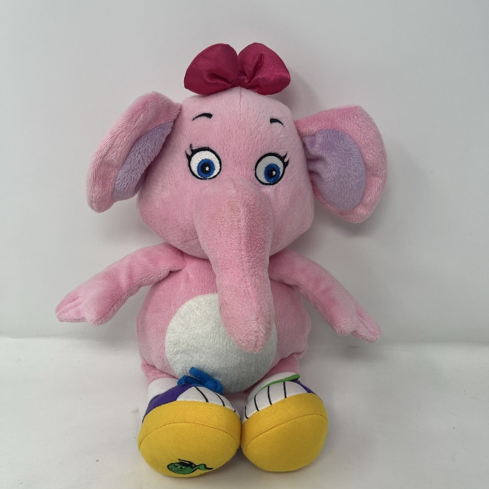 BABY GENIUS Frankie Elephantβ Stuffed Animal Plush Toy Pink